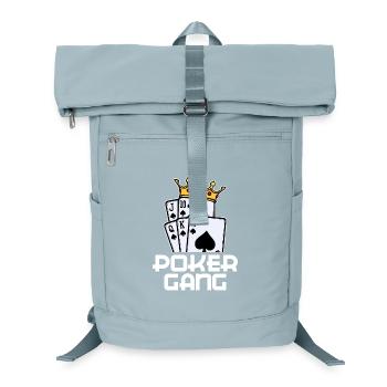 Poker Statement Casino Card Game Gambling - Laptop Backpack - ice blue - Front