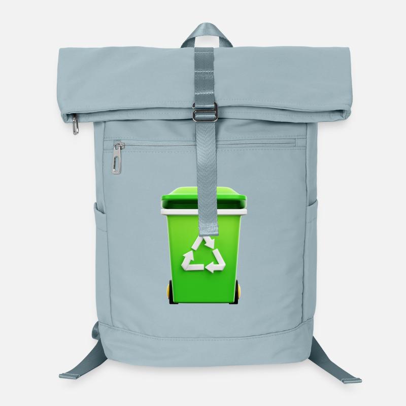 Recycling, bin, selective sorting Laptop Backpack
