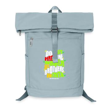 Do Not Hate One Another Faith Quote - Laptop Backpack - ice blue - Front