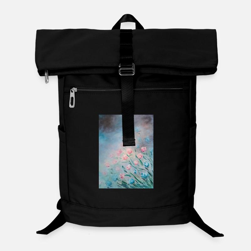 Impressionist Flower Blossom Artwork Laptop Backpack