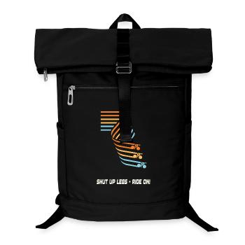 Shut up legs-ride on - Laptop Backpack - black - Front