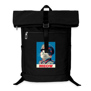 Chat Pop Art - Sac à dos ordinateur - noir - Devant