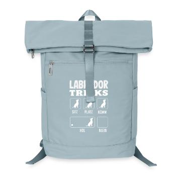 Labrador Tricks - Laptop Backpack - ice blue - Front