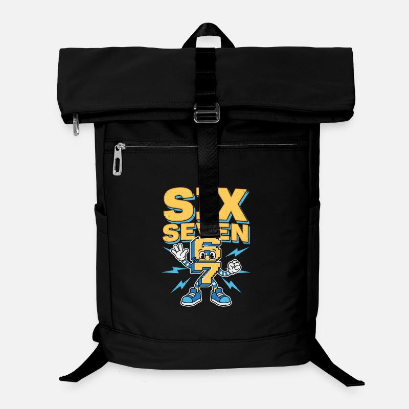 Meme 67 Six Seven 6 7 Laptop-Rucksack 