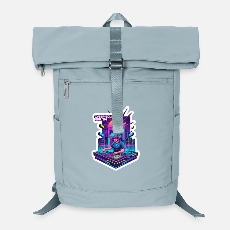 Rétro Wave Cyber années 90 Sac à dos ordinateur