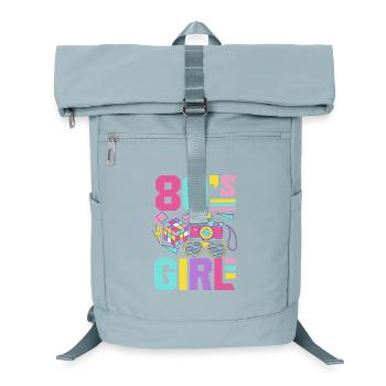 Retro Back to the 80s Vintage Design - Laptop Backpack - ice blue - Front