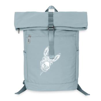 Funny peeking donkey - Laptop Backpack - ice blue - Front