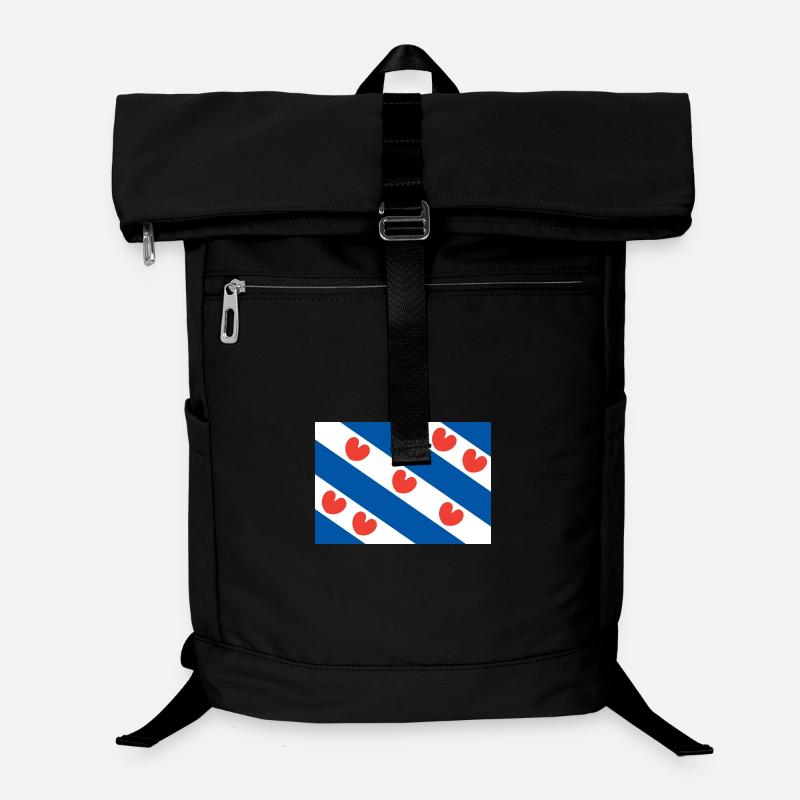 Drapeau frison Sac à dos ordinateur