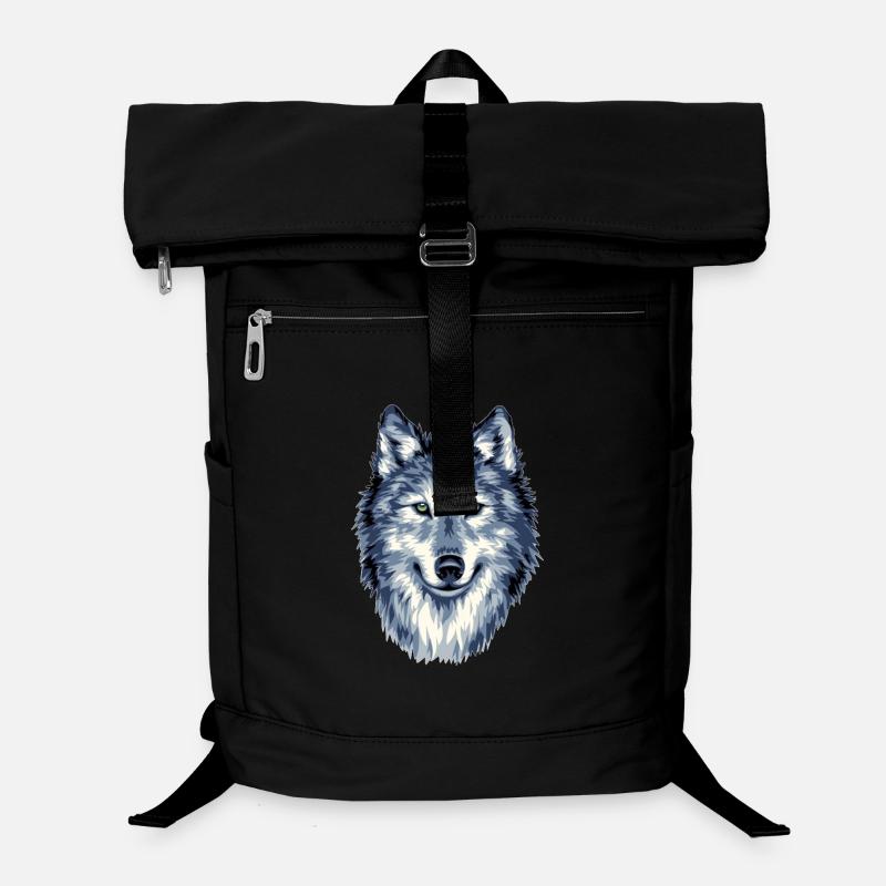WOLF HEAD - Wildes Herz bis ins Detail Laptop-Rucksack 