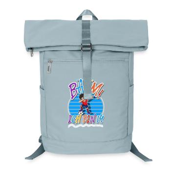 14. Geburtstag Kinder Fußball - Laptop-Rucksack  - Eisblau - Vorne