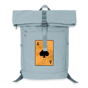 Jackpot Casino Zocken Poker Kartenspiel Pokerrunde - Laptop-Rucksack  - Eisblau - Vorne
