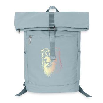 Australian Shepherd Traits 2 Gradient - Laptop Backpack - ice blue - Front
