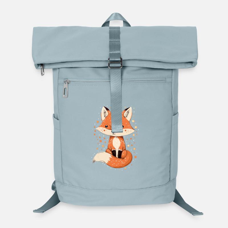 Fuchs mit Sternen Laptop-Rucksack 