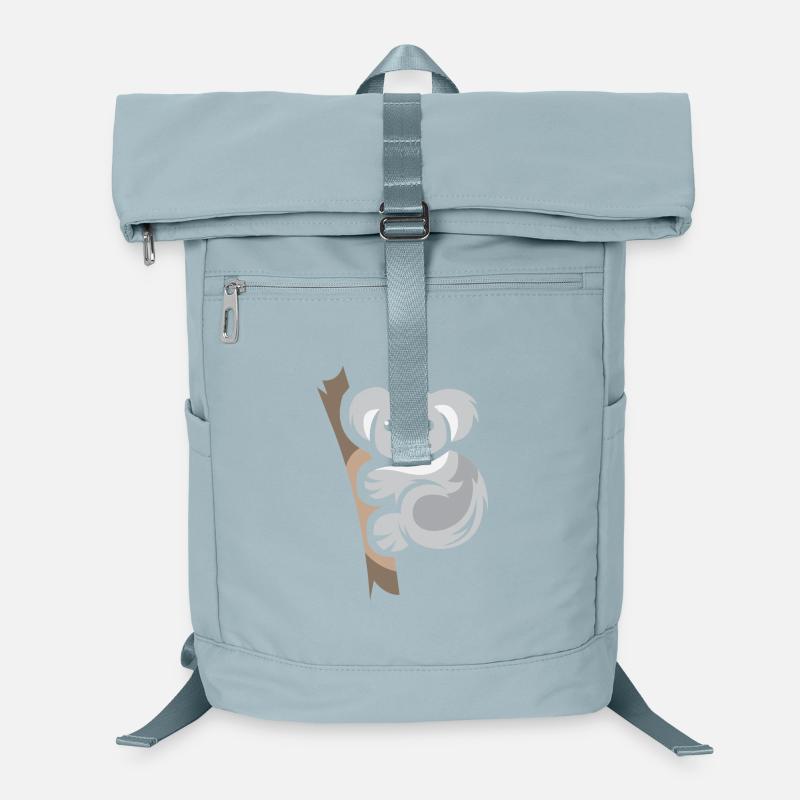 Koala Bär Comic Tier Australien Natur Cartoon Logo Laptop-Rucksack 