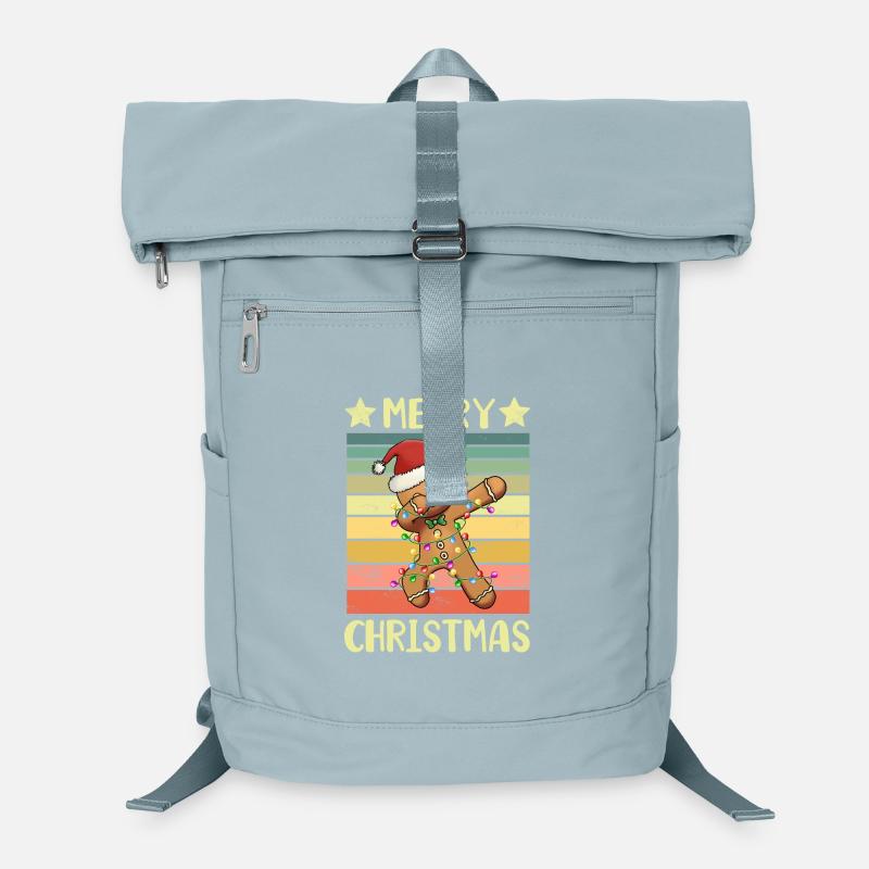 Merry Christmas Gingerbread Man Laptop Backpack