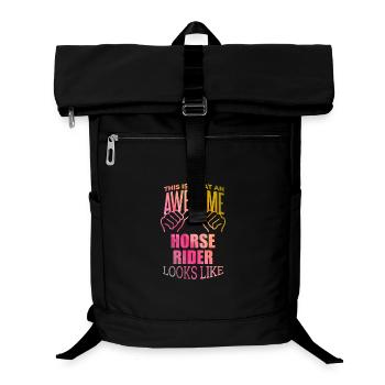 Équitation - Sac à dos ordinateur - noir - Devant