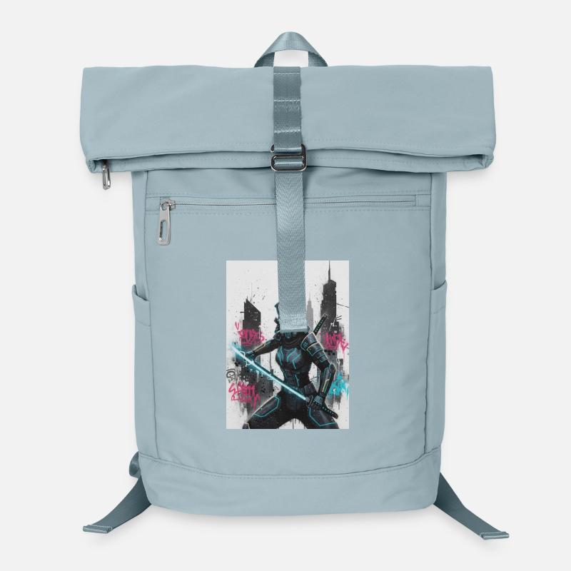 Cyber Samurai Neon Klinge Laptop-Rucksack 