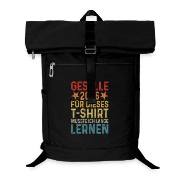 Journeyman 2026 T-Shirt Saying Long Learning Gift - Laptop Backpack - black - Front