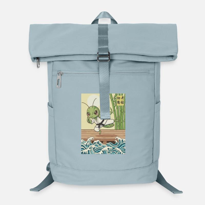 Kawaii Kampfkunst Gottesanbeterin Laptop-Rucksack 
