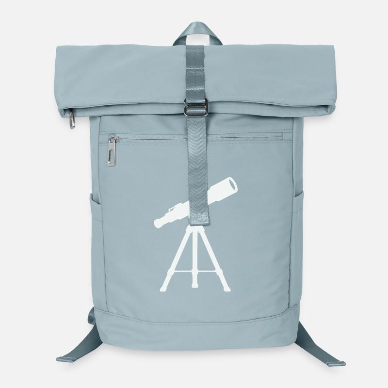 Teleskop auf Stativ – Sternennacht Laptop-Rucksack 