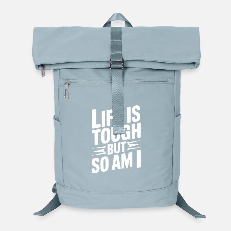 Das Leben ist hart. Ich auch. Laptop-Rucksack 