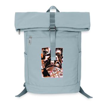 Affe Autofahrer Blitzer - Laptop-Rucksack  - Eisblau - Vorne