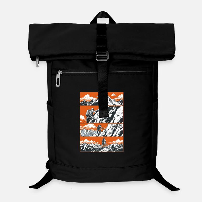 Bergsteiger Kletter Abenteuer Laptop-Rucksack 