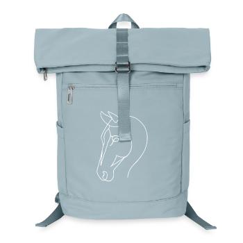 Sketch of the white horse - Laptop Backpack - ice blue - Front
