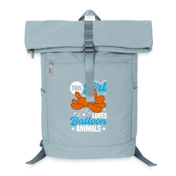 Balloon Twisting Design - Laptop Backpack - ice blue - Front