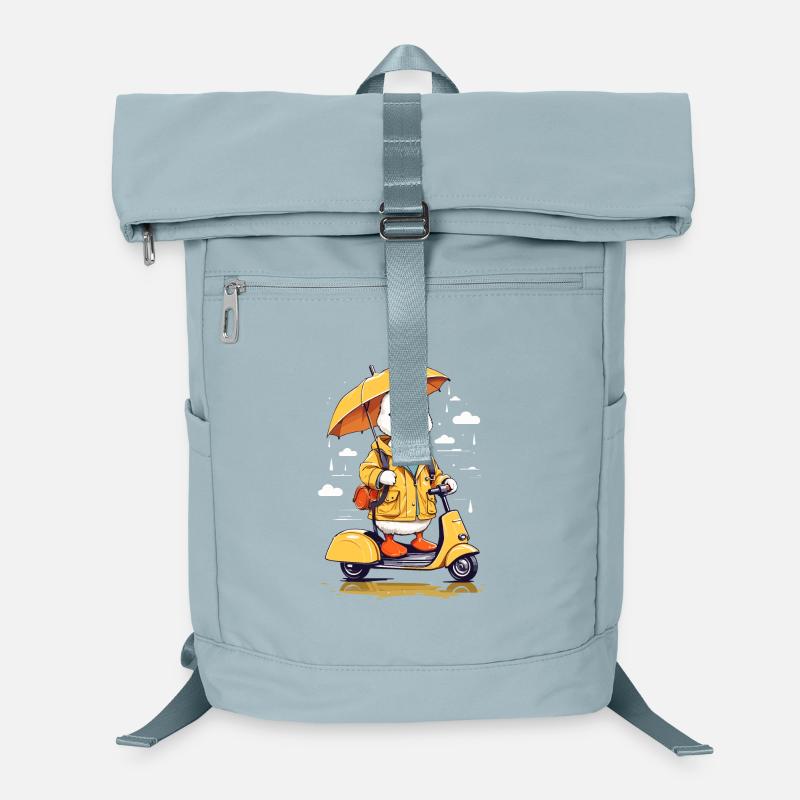 Ente mit Roller Laptop-Rucksack 