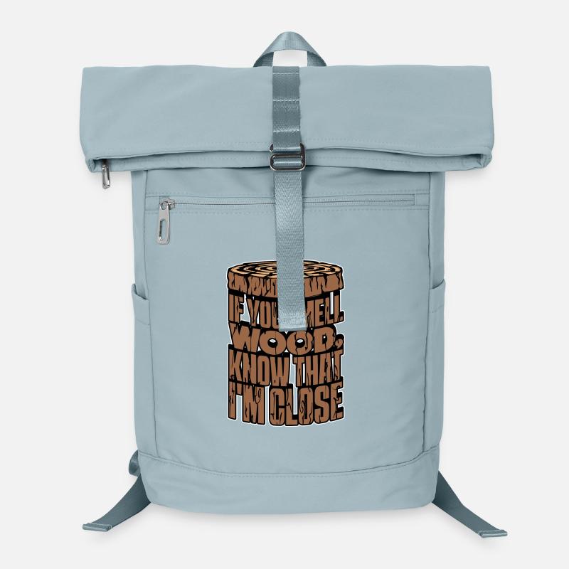 Wald Statement Holz Baumfäller Holzfäller Laptop-Rucksack 
