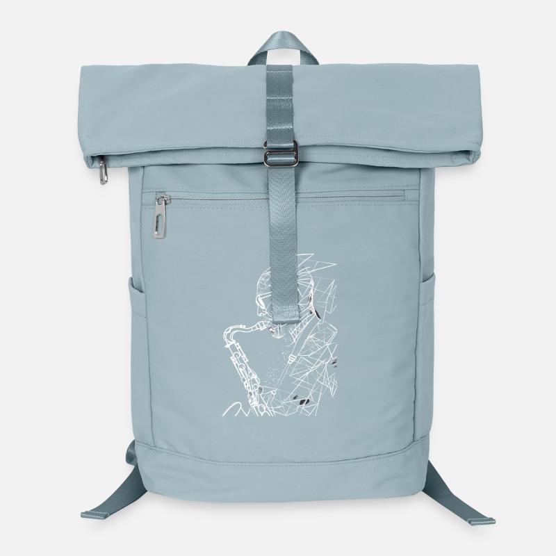 Saxophone Player Sketch Laptop Backpack