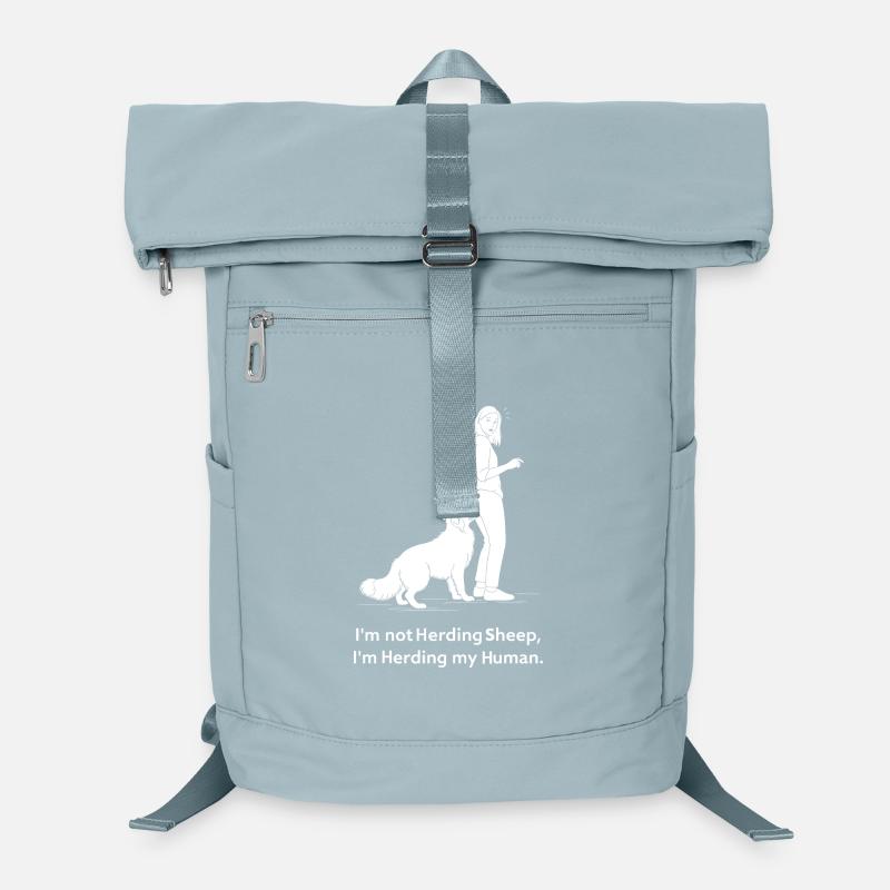 Ich hüte meinen Menschen Laptop-Rucksack 