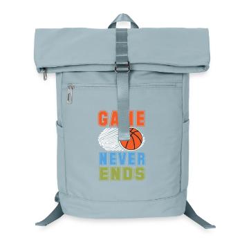 Basketball - Game Never Ends - Laptop Backpack - ice blue - Front