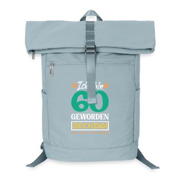 Drôle 60e anniversaire anniversaire Chemise cadeau - Sac à dos ordinateur - bleu glacier - Devant