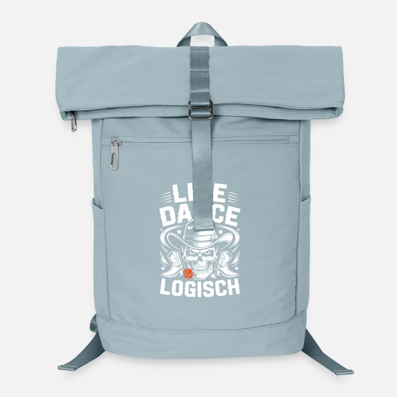 Line Dance Logical Skull Laptop Backpack