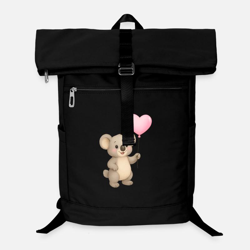 Kuschelkoala mit Herzballon Laptop-Rucksack 