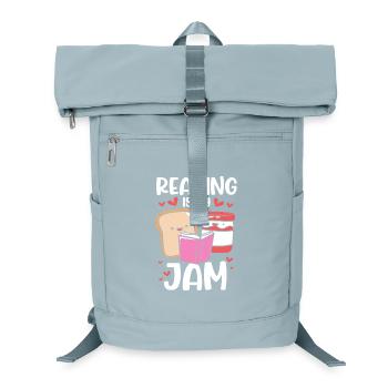 Library Book Bookworm Reading Bookworm - Laptop Backpack - ice blue - Front