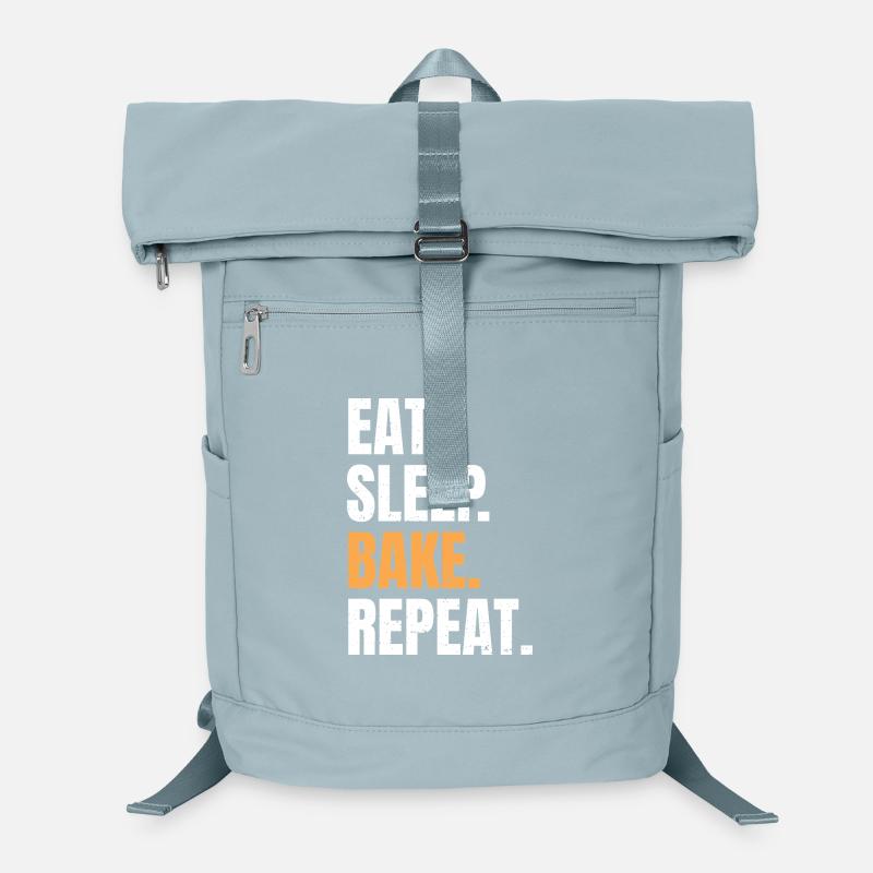 Eat Sleep Bake Repeat Baking Baker Profession Hobby Laptop Backpack