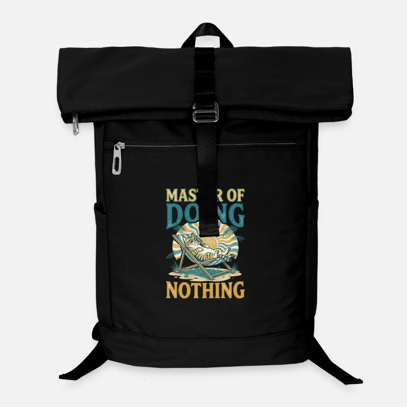 Cat on holiday Laptop Backpack