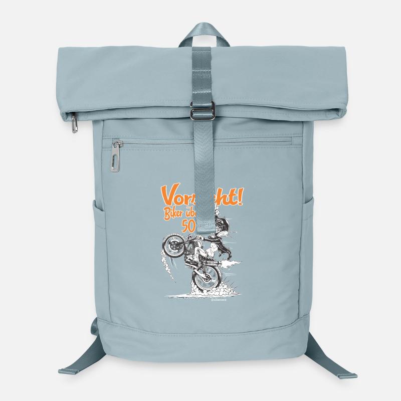 Bikerdesign Biker über 50 Laptop-Rucksack 