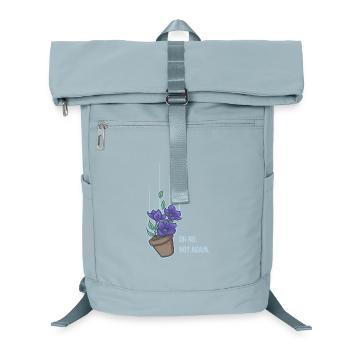 Thoughts of a falling bowl of petunias - Laptop-Rucksack  - Eisblau - Vorne