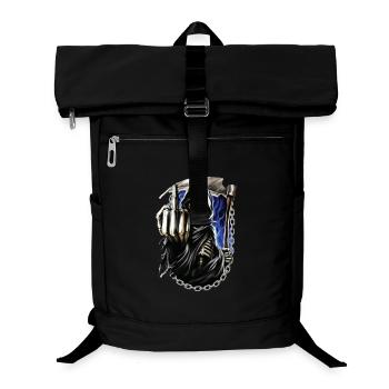 Sensenmann - Laptop-Rucksack  - Schwarz - Vorne