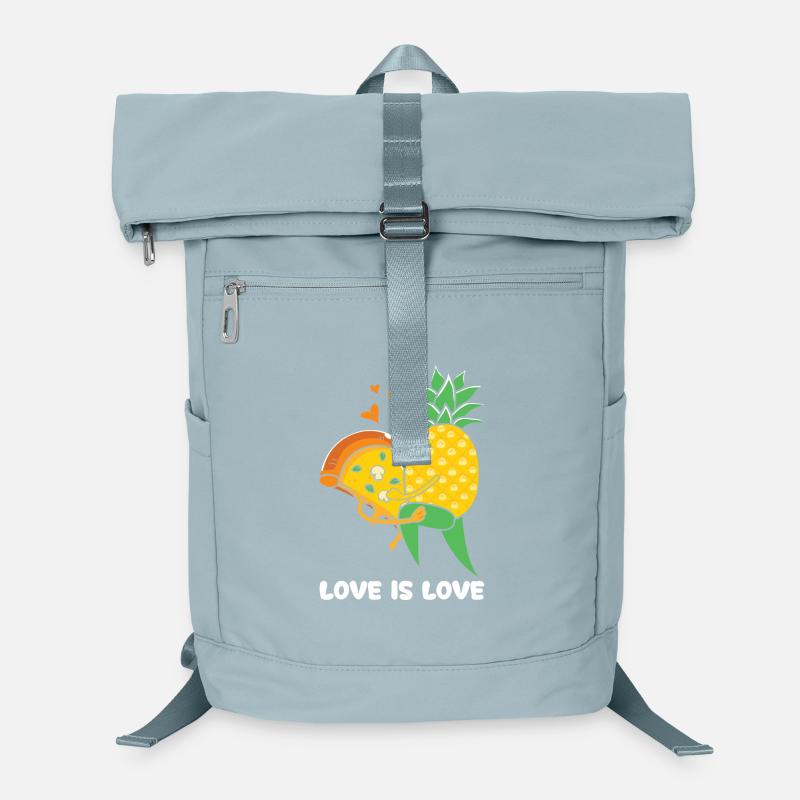 L’amour est amour – Pizza hawaïenne design ananas Sac à dos ordinateur