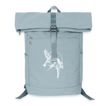 Bird Fight Invert - Laptop Backpack - ice blue - Front