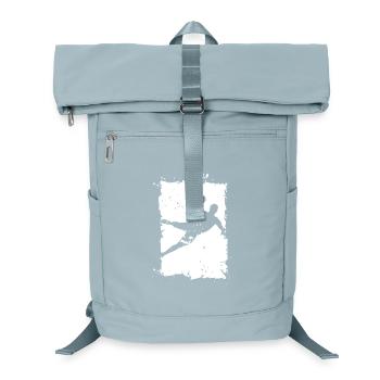 Handball Wurf Explosion Zerstörung Illustration - Laptop-Rucksack  - Eisblau - Vorne