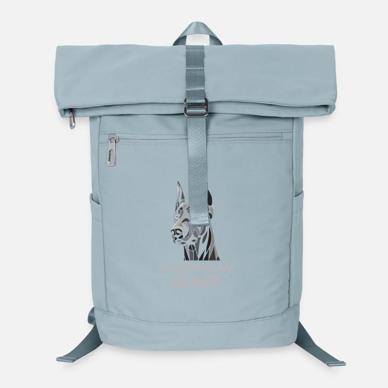 Doberman dad dog head Laptop Backpack