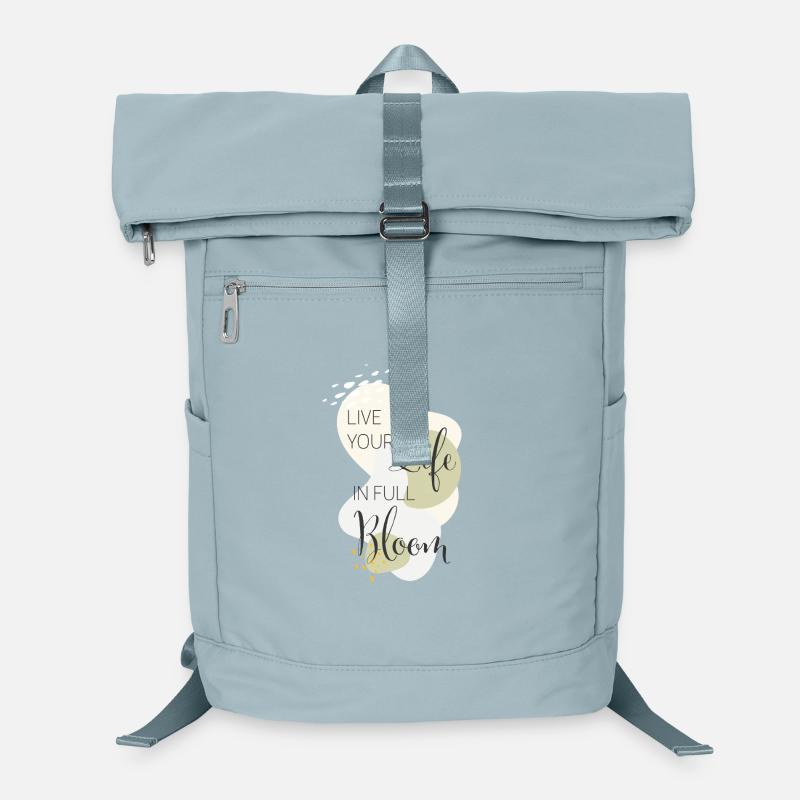 live your life in full bloom Laptop-Rucksack 