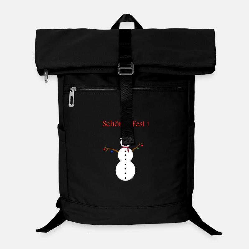 Snowman beautiful feast Laptop Backpack