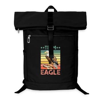 Eagle Bald Eagle - Laptop Backpack - black - Front